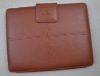 Protective leather cases for ipad2 with high quality PU + Genuine leather material