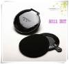 Provide leather gifts fashion round cosmetic mirror & compact mirror