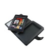 Pu Black Leather Case with Interior Compartments for Amazon Kindle Fire Tablet
