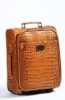 Pu travel crocodile luggage bag