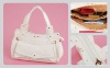 Pure White Unique Leather Handbag