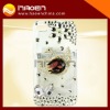 Pure hand-made luxury crystal diamond case for iphone4 4s