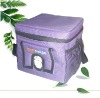 Purple 600D polyester cooler bag for beer cans GE-6012