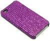 Purple Bling Sequin for iPhone 4S Case