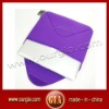 Purple Cotton 15.4" 15 inch Laptop notebook computer case/bag/sleeve