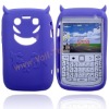Purple Devil Design Silicone Skin Case Cover for Blackberry Bold 9700