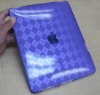 Purple Diamond TPU Silicone Rubber Case for Apple iPad