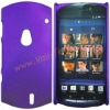 Purple Frosted Hard Case Shell Skin For Sony Ericsson Xperia Neo MT15i