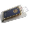 Purple Luxury Bling Diamond Aluminum Brushed Chrome Hard Case Cover For iPhone 4G 4S 4GS