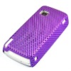 Purple Mesh Skin Hard Back Case Cover For Nokia 5230