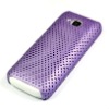 Purple Mesh Skin Hard Back Case Cover For Nokia C5