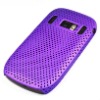 Purple Mesh Skin Hard Back Case Cover For Nokia C7