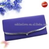 Purple New Fashion Women Long Clutch Wallet/Purse With Button