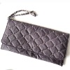 Purple PU Clutch Bag