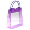 Purple PVC Plastic Bag