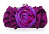 Purple Rose Evening clutch purse