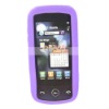 Purple Silicone Case For LG Sentio GS505