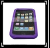 Purple Silicone Case for iPhone 3G 3GS