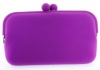 Purple Silicone Pouch, Cell Phone Bag