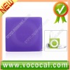 Purple Silicone Skin Case for iPod Shuffle 4 Gen