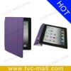 Purple Smart Leather Cover for iPad 3rd Generation