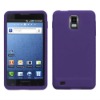 Purple Solid Silicone Soft Skin Case Cover for SAMSUNG I997(Infuse 4G)
