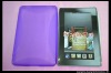 Purple TPU Sleeve Gel Skin Case for Amazon Kindle Fire