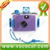 Purple Waterproof Mini 35mm Underwater Camera Case