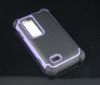 Purple with Black Cambo Case Silicone Case For LG P920 P925