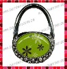 Purse Shaped Bag Hanger with Epoxy Sticker
