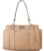 Purse ostrich shoulder bag for women