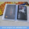 Pvc credit card case also for business cards,bank cards,