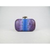 Python skin evening handbag