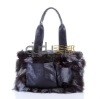 QD5813 Classy Fox Fur Shoulder Bag