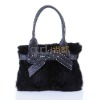 QD5814 Rabbit Fur Handbag