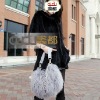 QD6061 lovely Sheep Fur Handbag