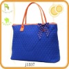 Quilted polyester microfiber Tote bag in various colors