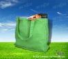 RH-nw24 green biodegradable non-woven shopping bag with handle
