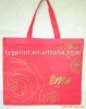 RH-nw30 red non-woven shopping bag