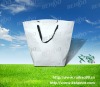 RH-nw41 white cardboard paper shopping bag