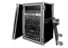 RK 18U Amplifier Rack Case With Caster Board