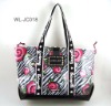 ROSE TOTE BAG WITH CLEAR PVC