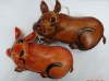 Rabbit Animal Leather coin pouch