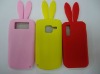 Rabbit Silicon Mobile Cell Phone Case Cover For Nokia C3