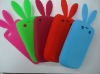Rabbit Silicon Mobile Cell Phone Case Cover For iPhone 4G