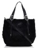 Rabbit fur designer ladies hand bags&shoulder bags