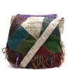 Rainbow Hemp Messenger Bag