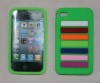 Rainbow Silicon Case Skin Cover for iPhone 4/4s