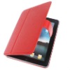 Real Calf Leather Folio Case with Clasp Closure for IPAD