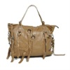 Real Genuine Leather Fringe Women Fashion Tote Shoulder Bag Hobo Purses Handbag [DG037]